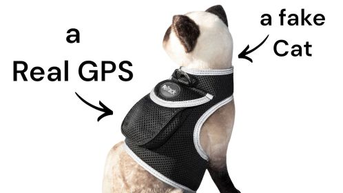 Mini Pet Realtime Tracker Advanced GPS Phone Tracking with Text Alerts Size:XXL
