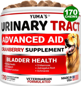 Dog UTI Treatment 170 Treats Cranberry Supplement for Dogs Bladder Control for Dogs (Option: 1pc)